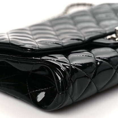 Chanel Patent Quilted Clutch with Chain Flap Black 8 of 9