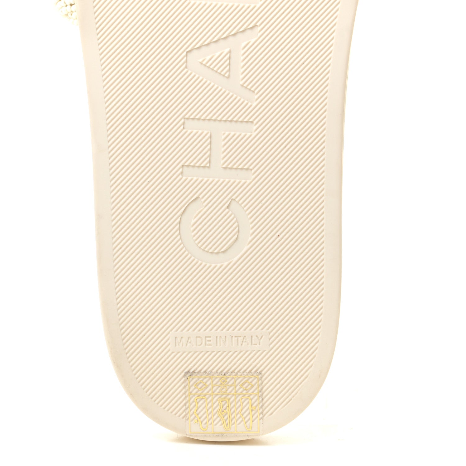 Chanel Lambskin Pearl Beaded Woven Slides 39 Beige 9 of 12