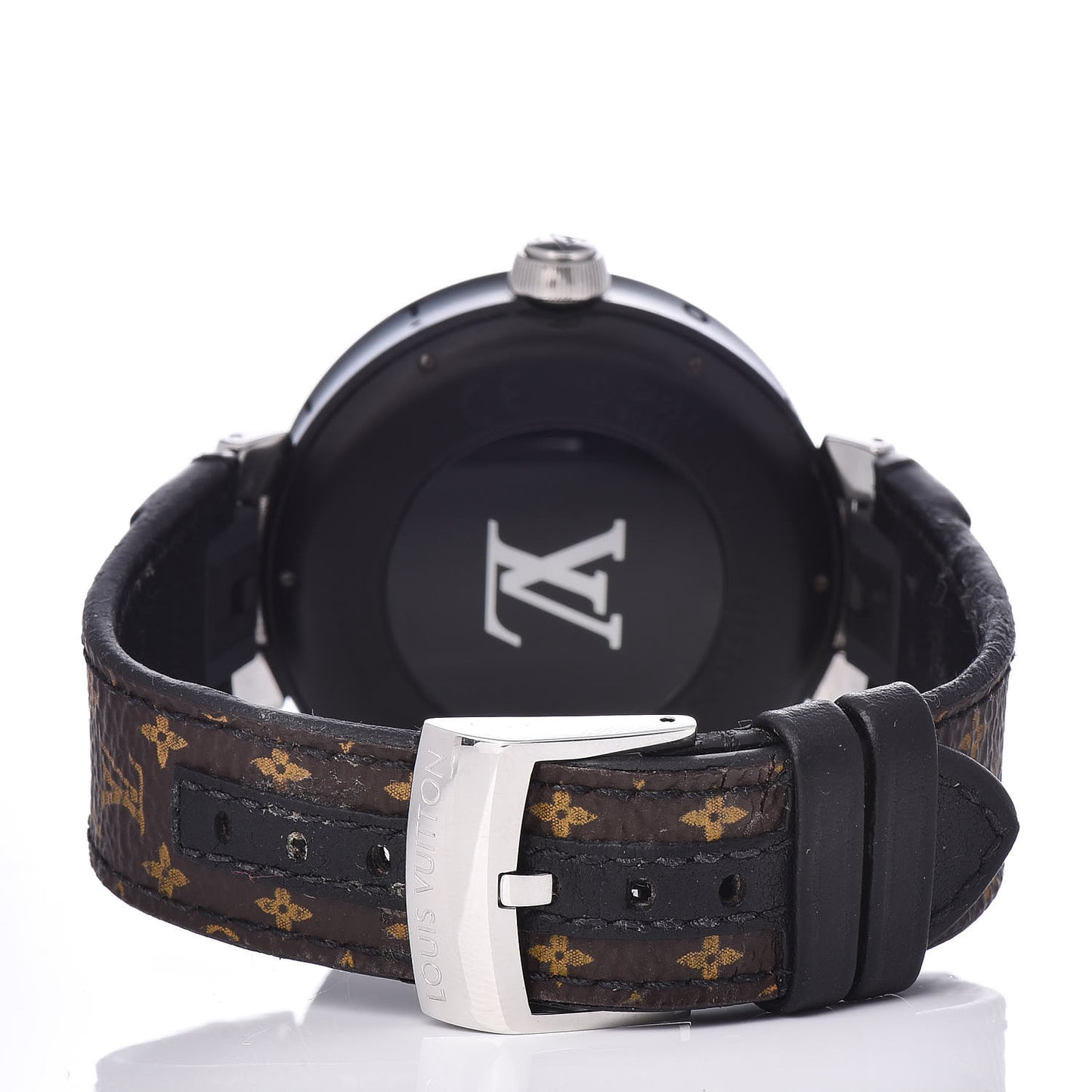 Stainless Steel Canvas Alligator 42mm Tambour Horizon Smartwatch
