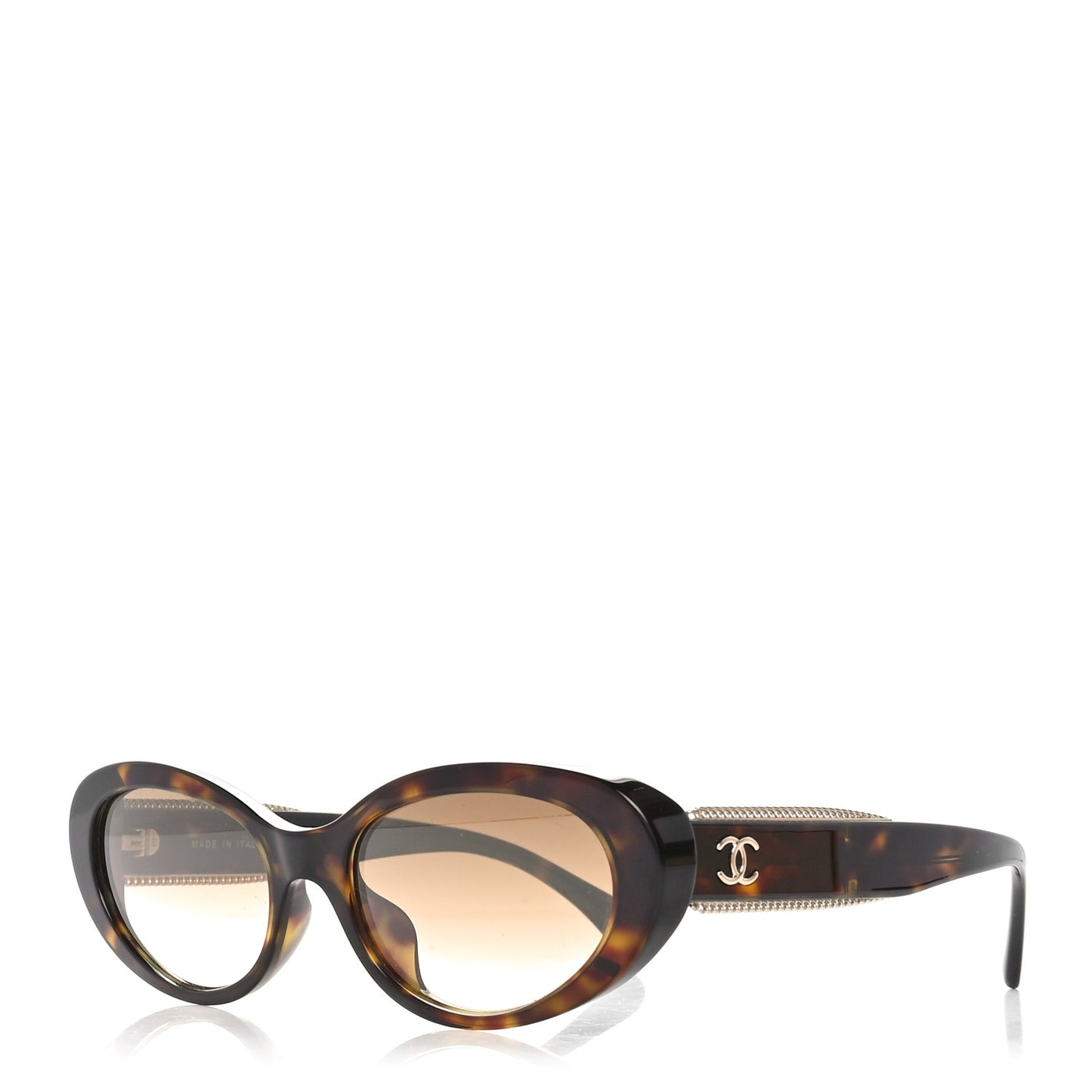 Acetate Oval Sunglasses 5515-A Tortoise