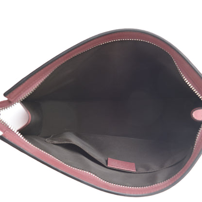 Gucci GG Supreme Monogram Blooms Large Cosmetic Case Beige Multicolor Dry Rose 5 of 9