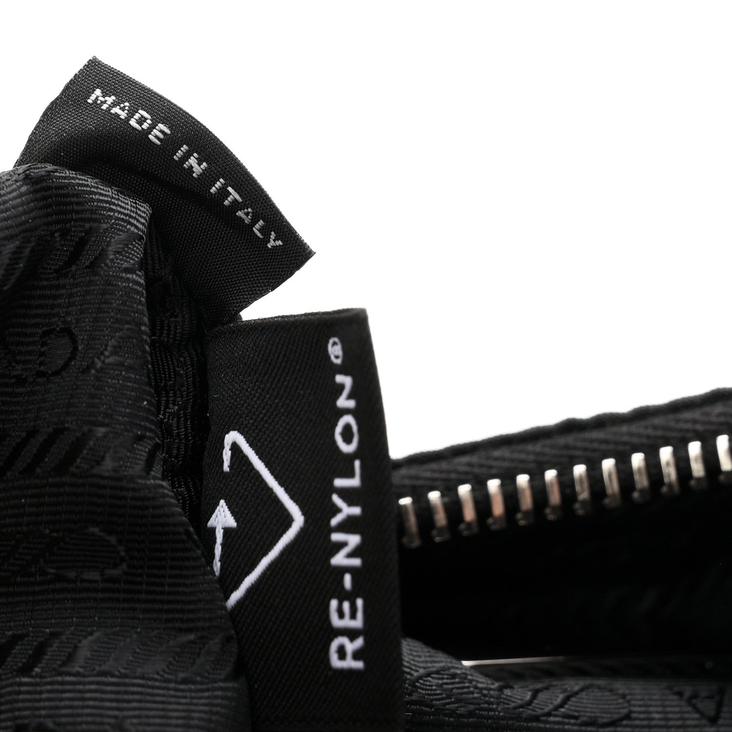 Prada Tessuto Nylon Saffiano Mini Re-Edition 2005 Bag Black 7 of 12