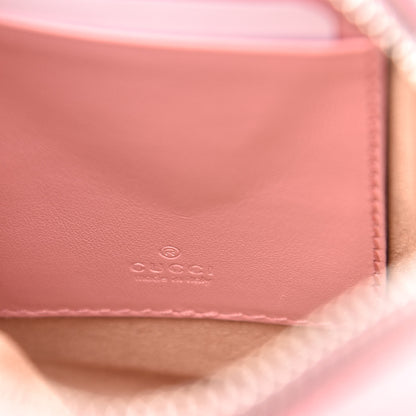 Gucci Calfskin Matelasse Mini GG Marmont Crossbody Bag Wild Rose 6 of 11
