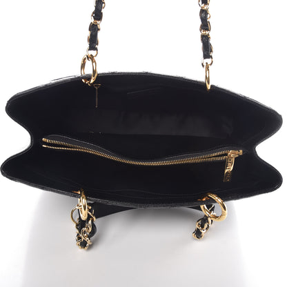 Chanel Caviar Quilted Grand Shopping Tote GST Black 5 of 9