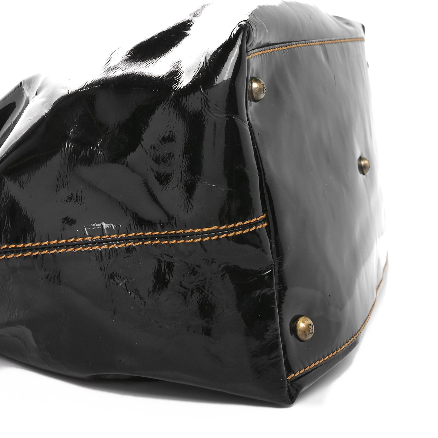 Vernice B Buckle Shoulder Bag Black