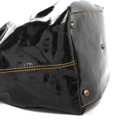 Fendi Vernice B Buckle Shoulder Bag Black 9 of 13