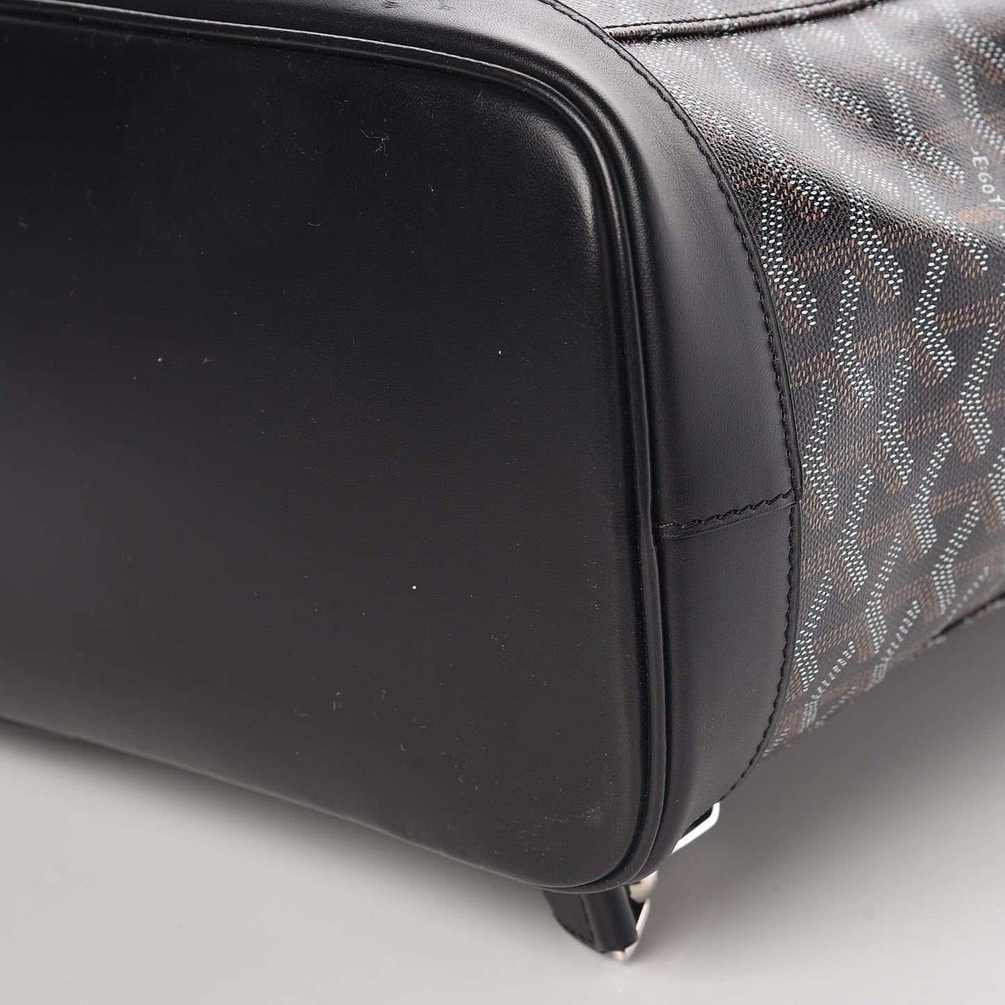 Goyardine Calfskin Alpin Backpack Black