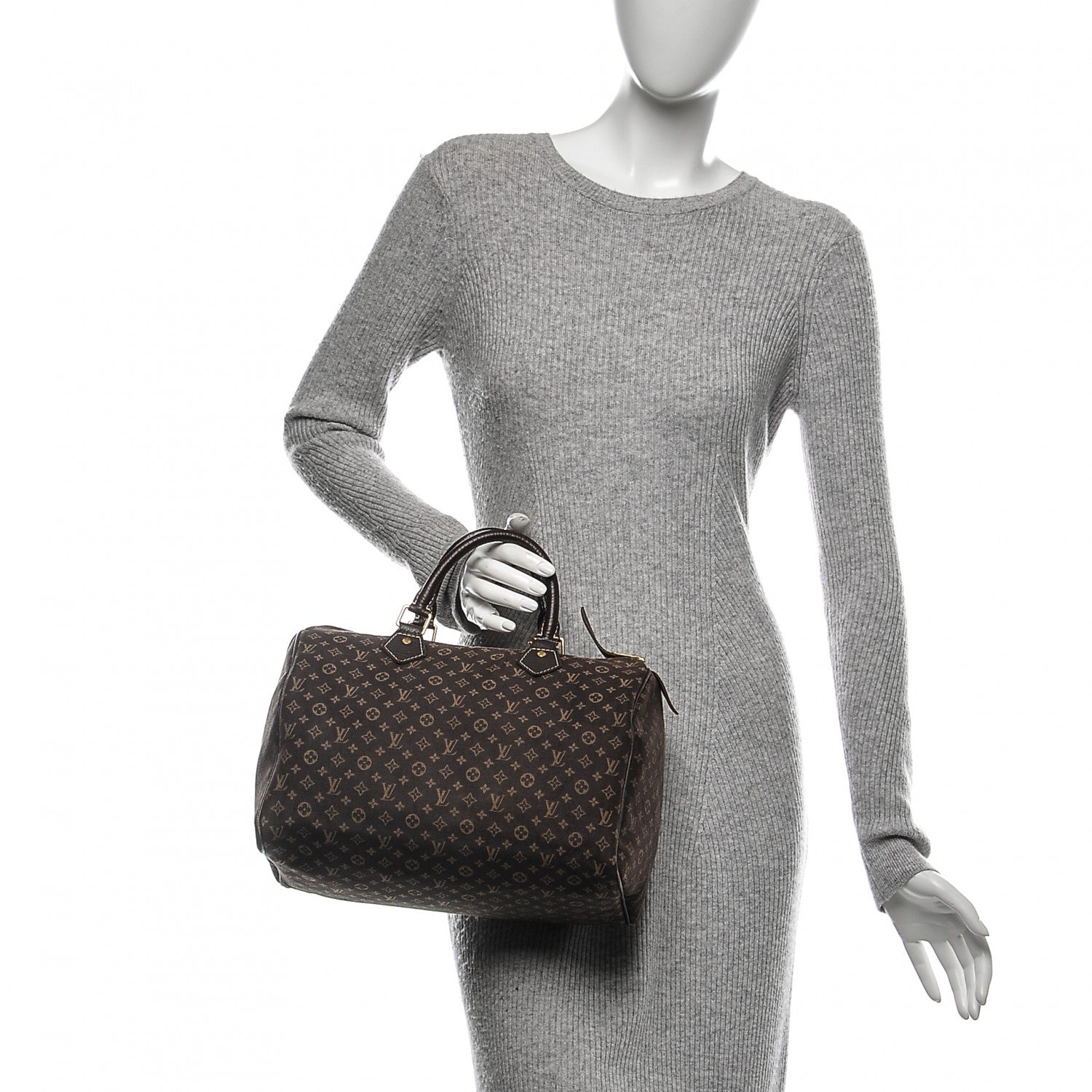 Louis Vuitton Mini Lin Speedy 30 Ebene 2 of 7