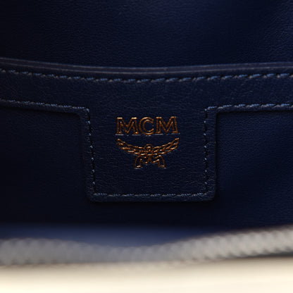 MCM Visetos Side Stud Mini Stark Backpack White 6 of 8