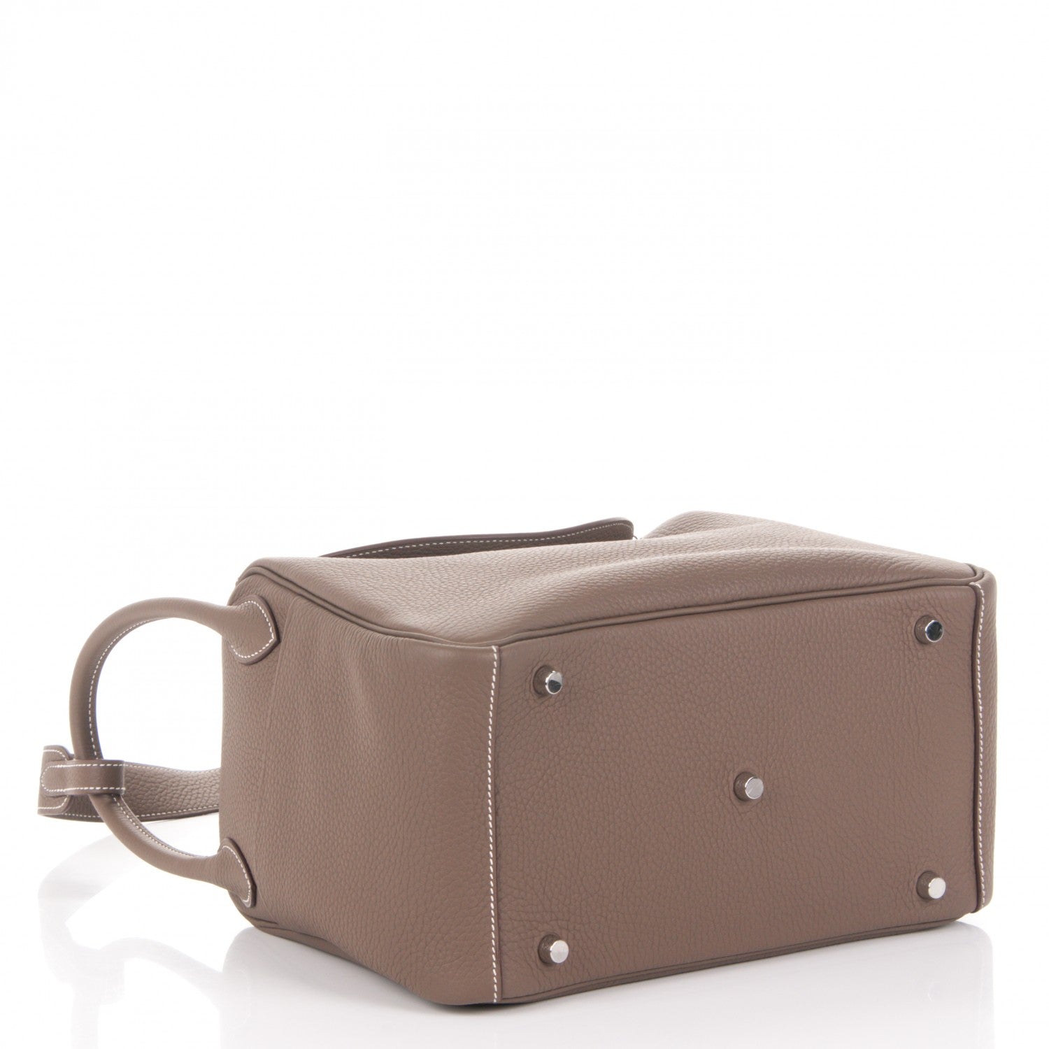 Hermes Taurillon Clemence Lindy 30 Etoupe 4 of 9