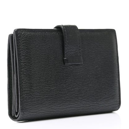 Hermes Chevre Mysore Mini Bearn Wallet Black 3 of 8