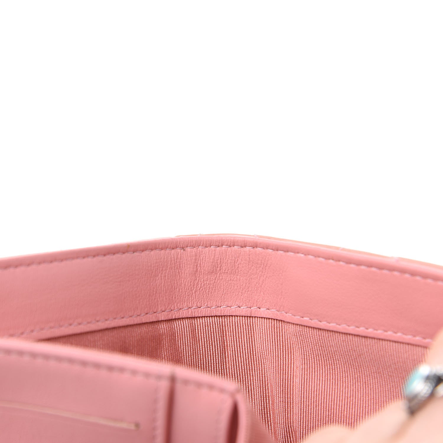 Chanel Patent Quilted Long Flap Wallet Pink 12 of 13