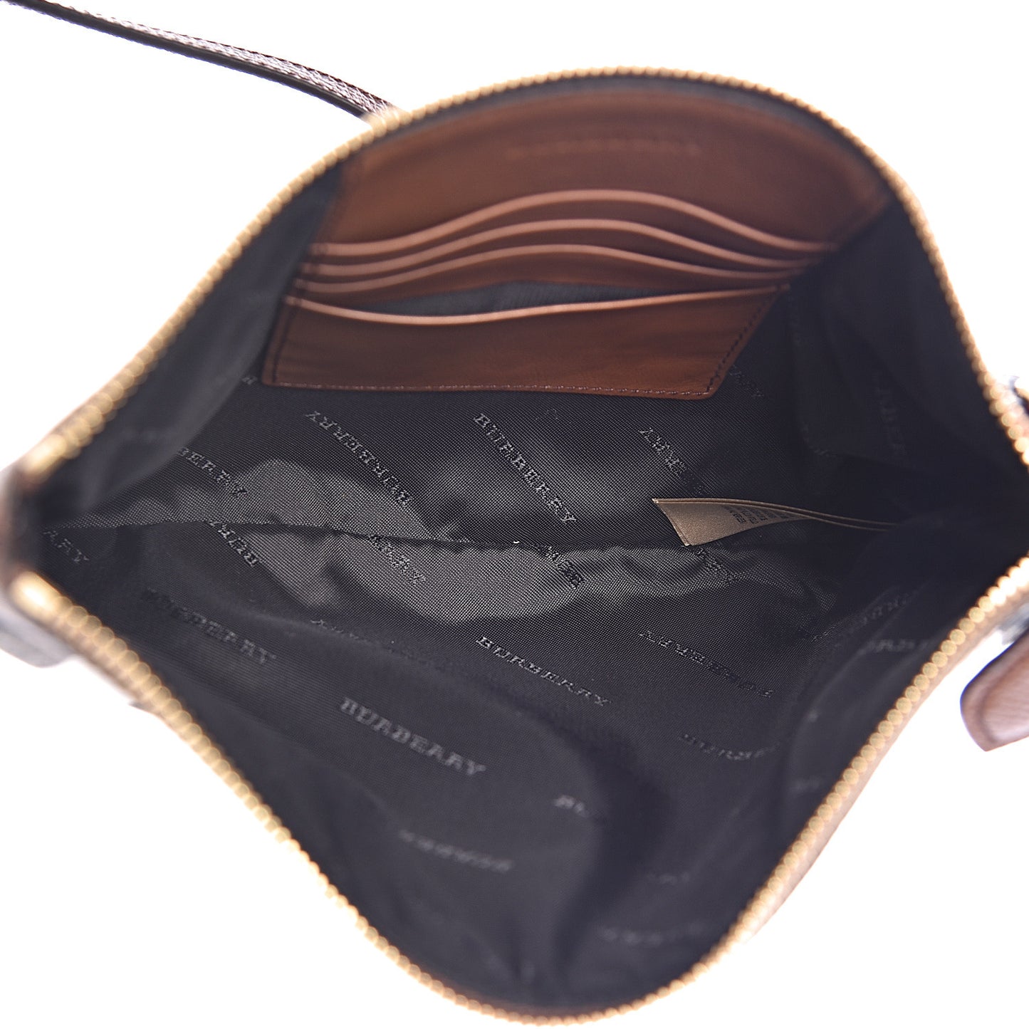 House Check Derby Peyton Crossbody Clutch Bag Tan