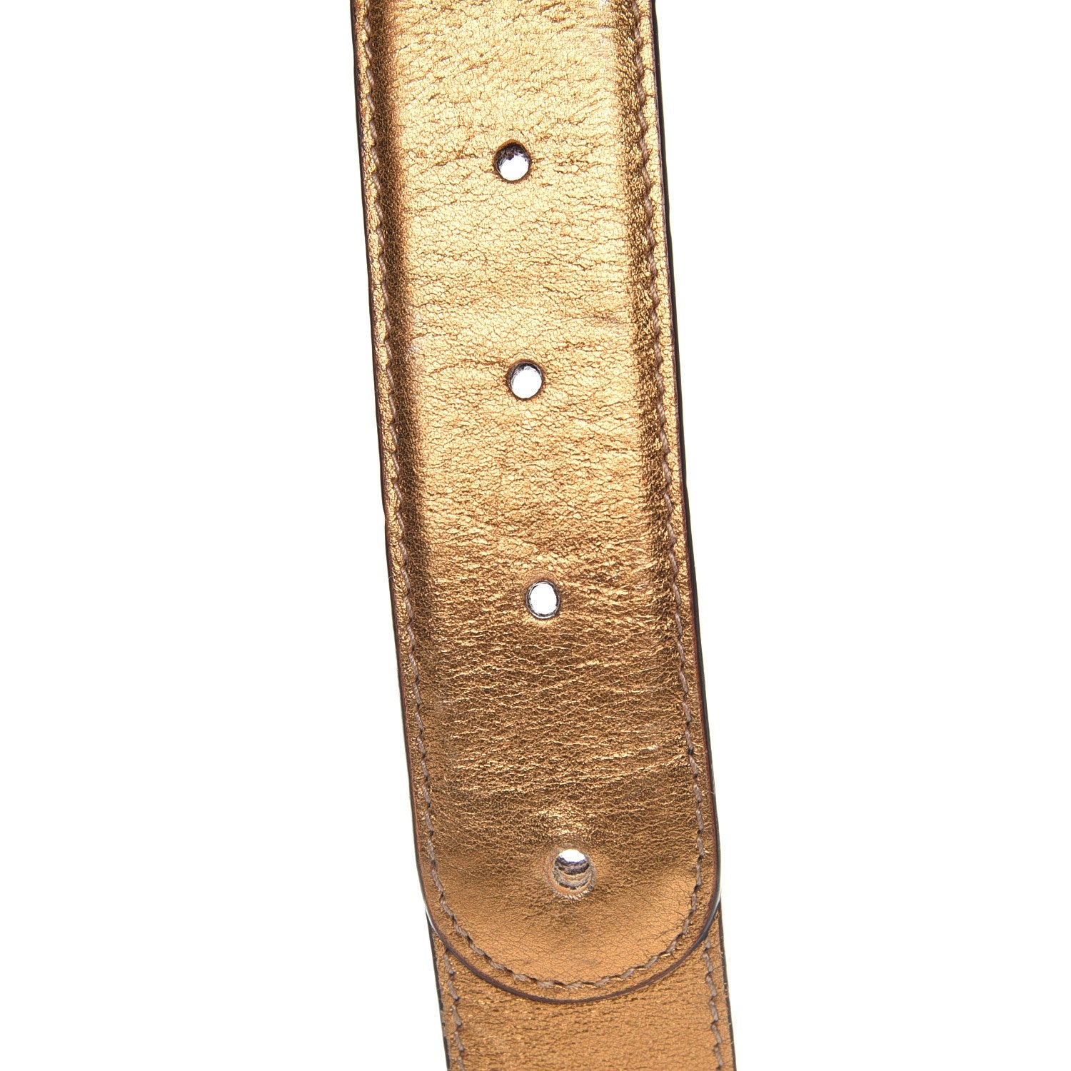 Gucci Leather Bamboo Horsebit Belt 90 36 Bronze 7 of 7