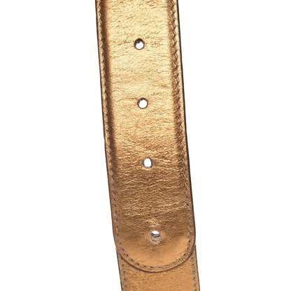 Gucci Leather Bamboo Horsebit Belt 90 36 Bronze 7 of 7
