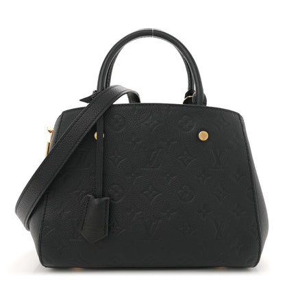 Louis Vuitton Empreinte Montaigne BB Black 1 of 15