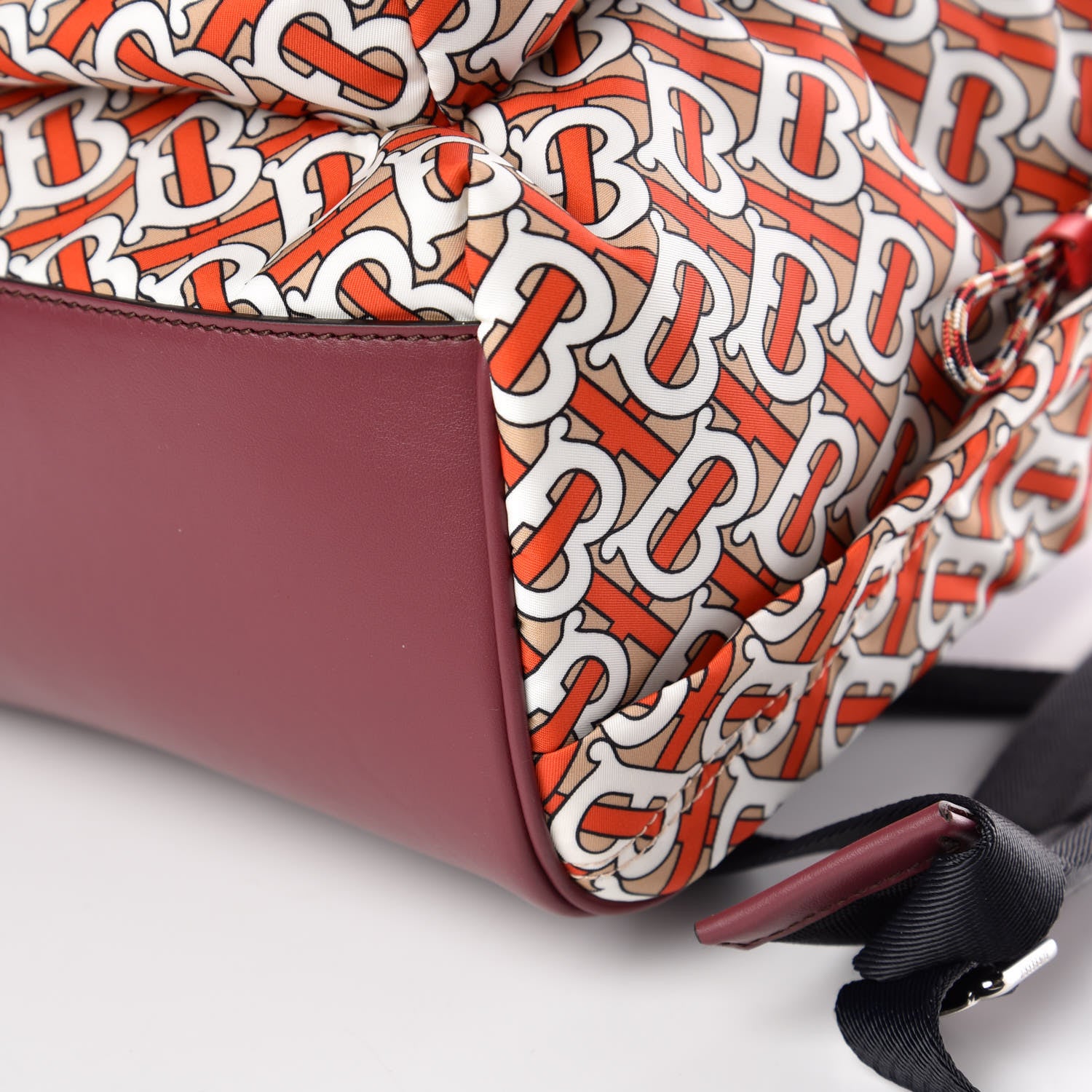 Burberry Nylon Monogram Backpack Vermillion 6 of 9