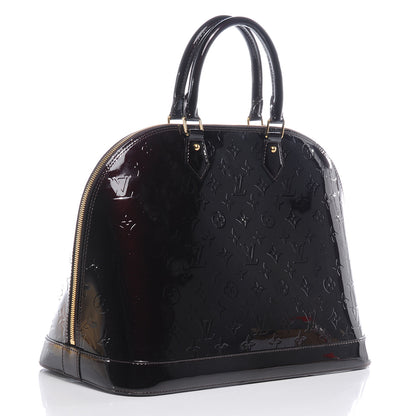 Louis Vuitton Vernis Alma GM Amarante 3 of 8