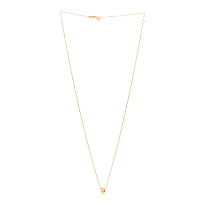 Chanel 18K Yellow Gold Coco Crush Round Pendant Necklace 4 of 5