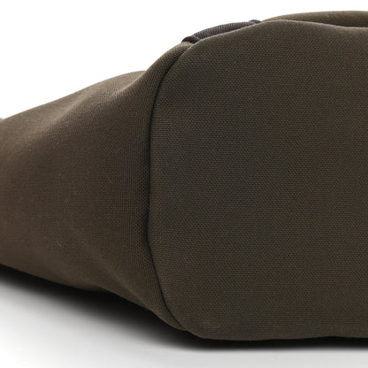 Hermes Toile Sac De Pansage Groom Kaki Feu 12 of 14