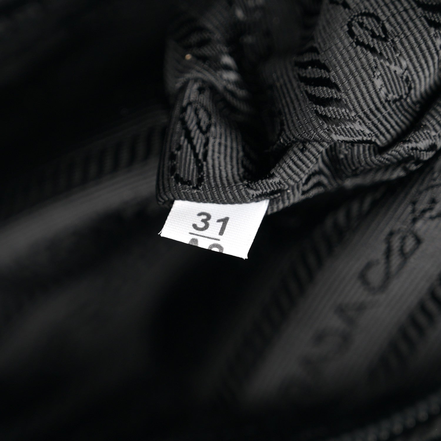 Prada Re-Nylon Vela Saffiano Pocket Double Zip Shoulder Bag Black 7 of 10