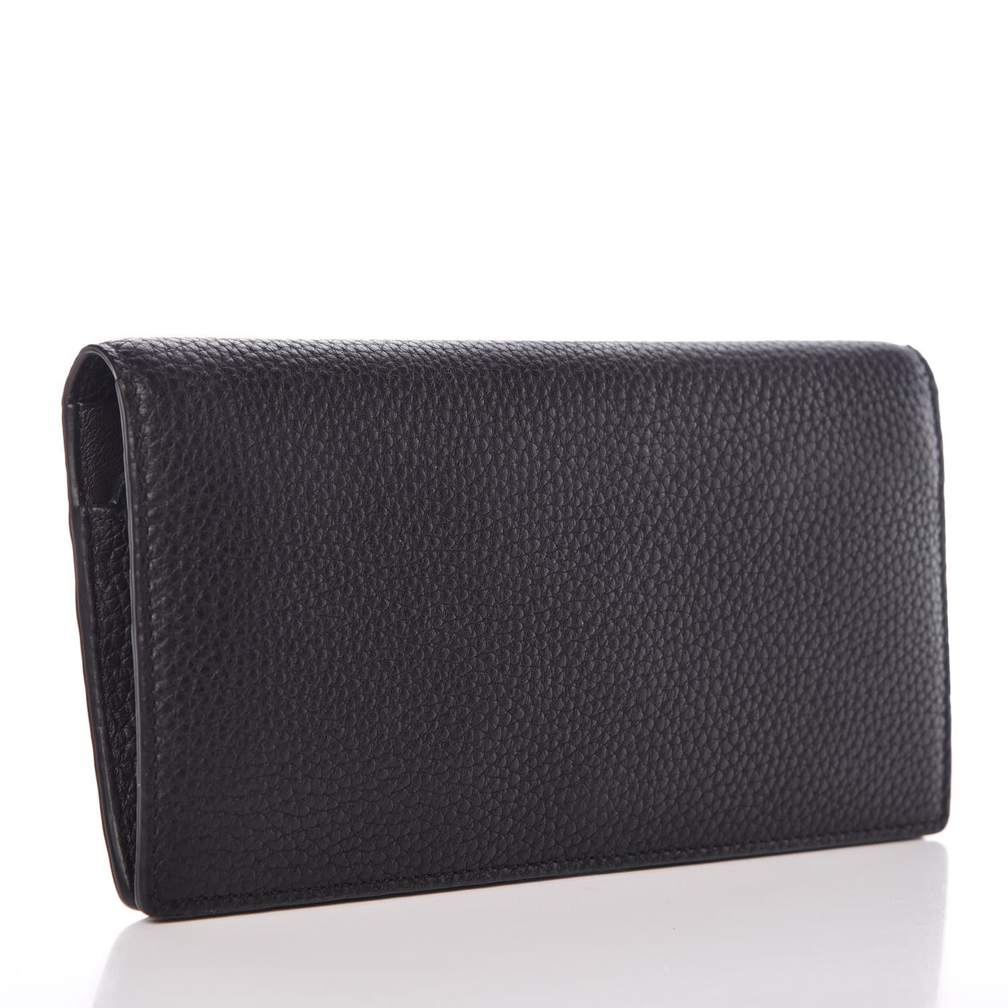 Calfskin Hastings Continental Wallet Black