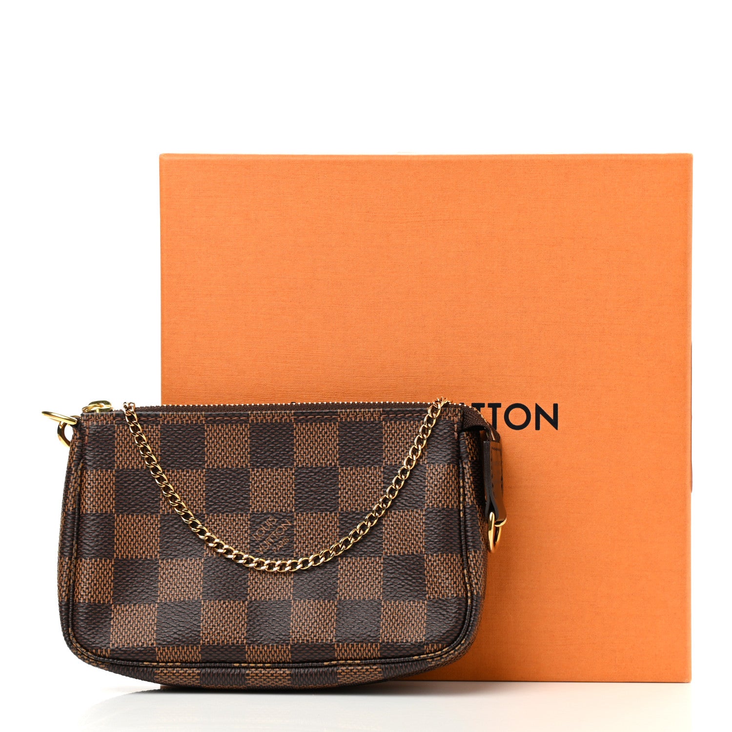 Louis Vuitton Damier Ebene Mini Pochette Accessories 8 of 8