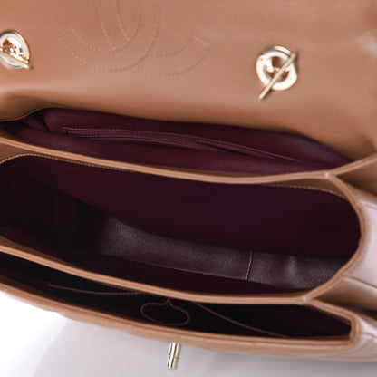 Chanel Lambskin Quilted Large Trendy CC Flap Camel 5 of 7