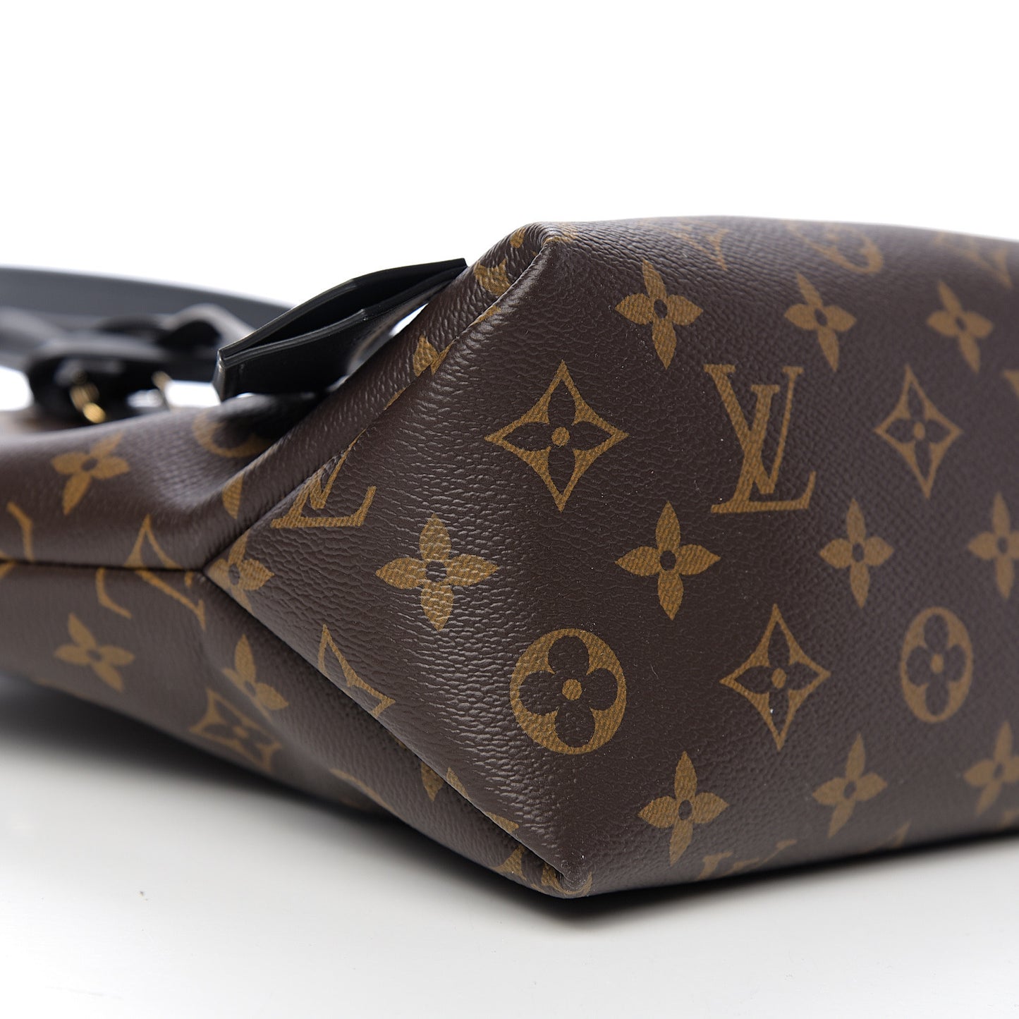 Monogram Flower Zipped Tote PM Black