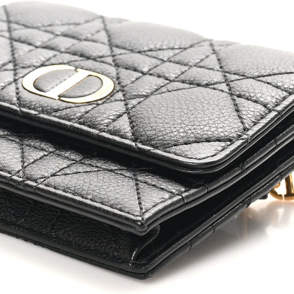 Christian Dior Calfskin Cannage Mini Caro Belt Pouch Black 9 of 10