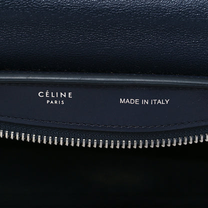 Celine Smooth Calfskin Small Tri-Color Trapeze Pale Blue 6 of 9