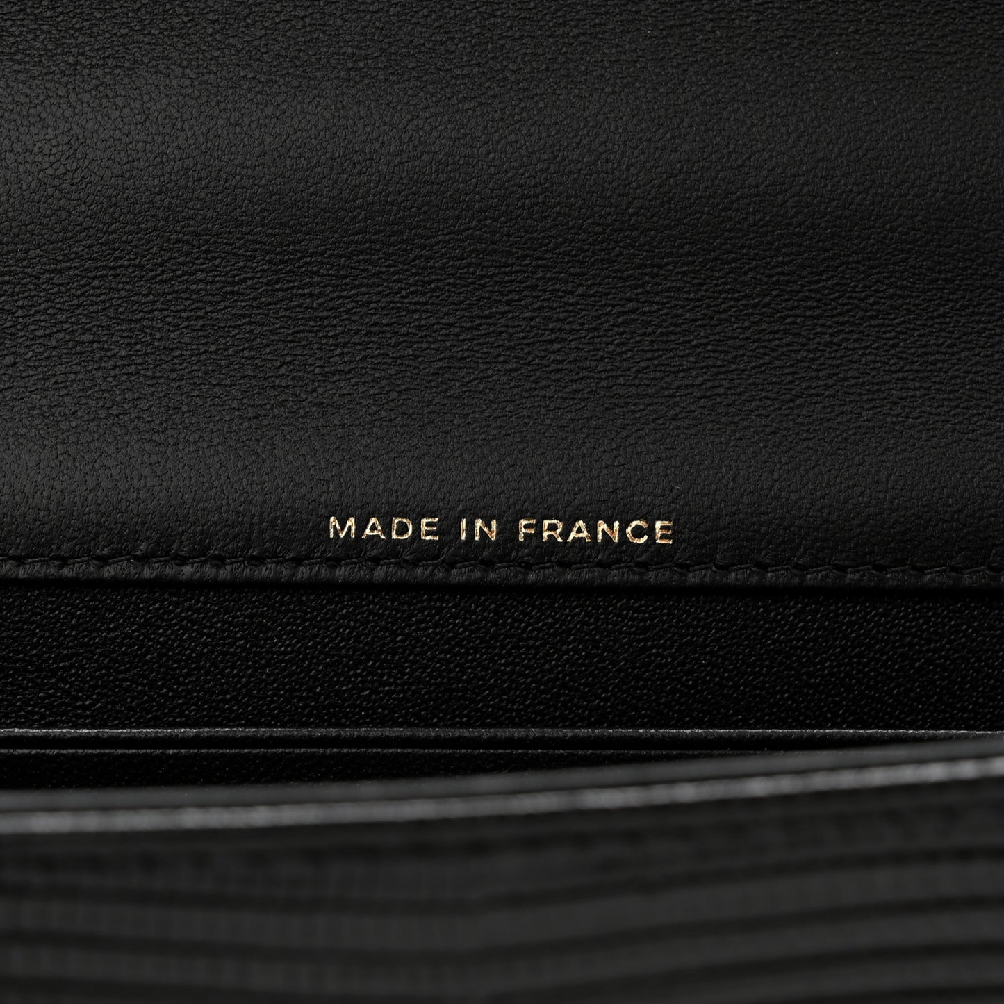 Calfskin Lizard Embossed Top Handle Clutch With Chain Black