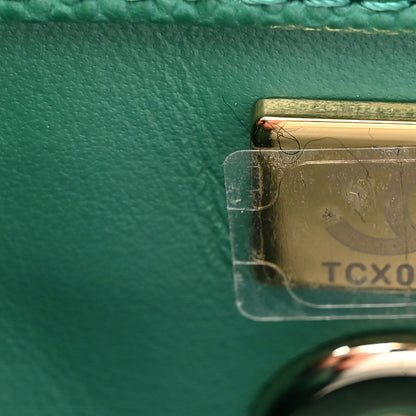 Chanel Caviar Quilted Mini Coco Handle Flap Green 7 of 10