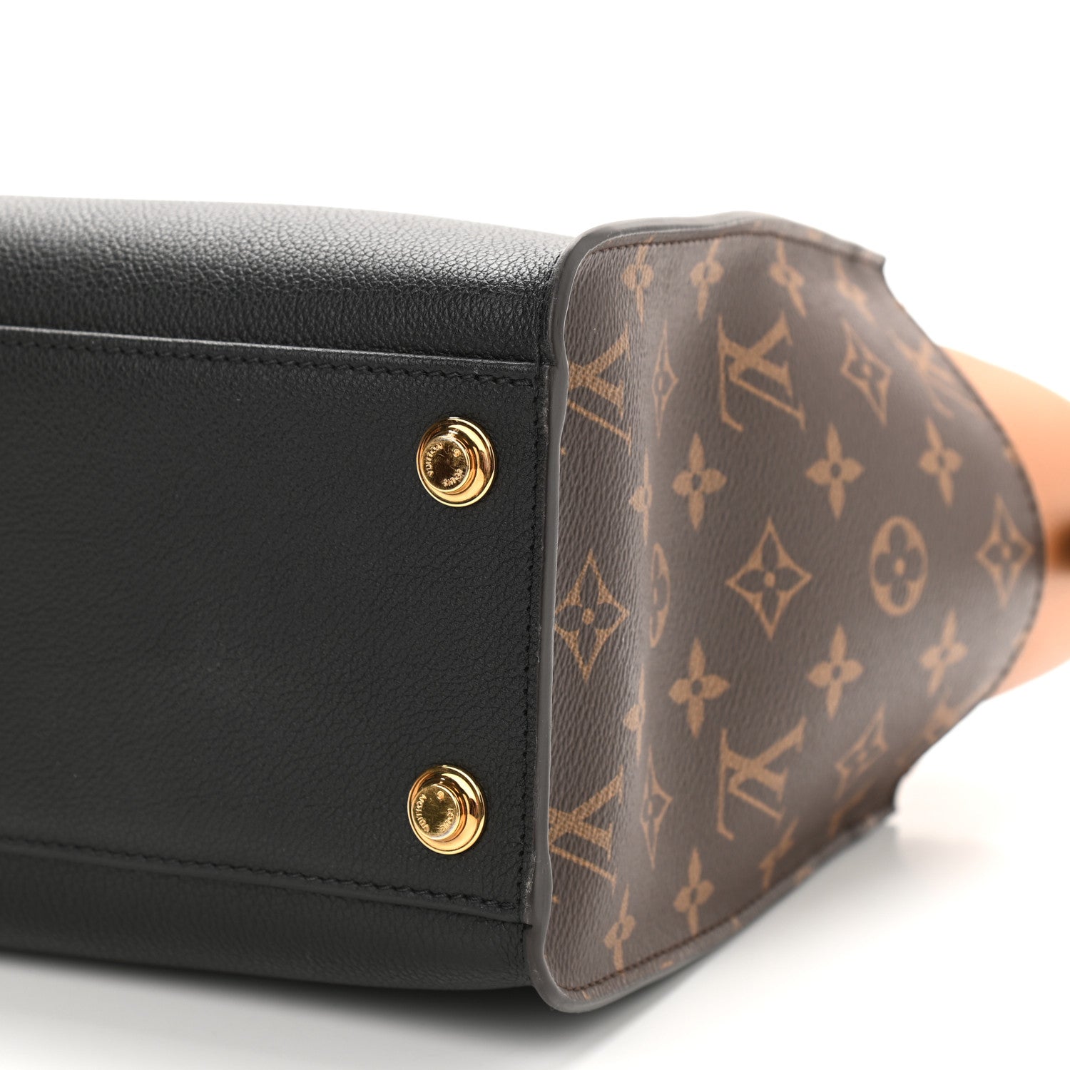 Louis Vuitton Calfskin Monogram On My Side Black 9 of 11