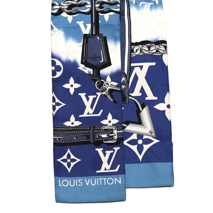 Louis Vuitton Silk Monogram Escale Confidential Bandeau Blue 2 of 3