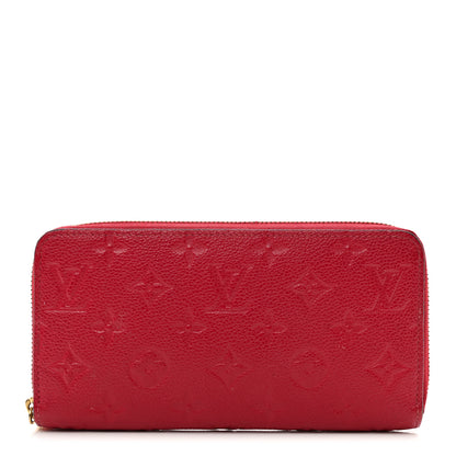 Louis Vuitton Empreinte Zippy Wallet Scarlet 1 of 10