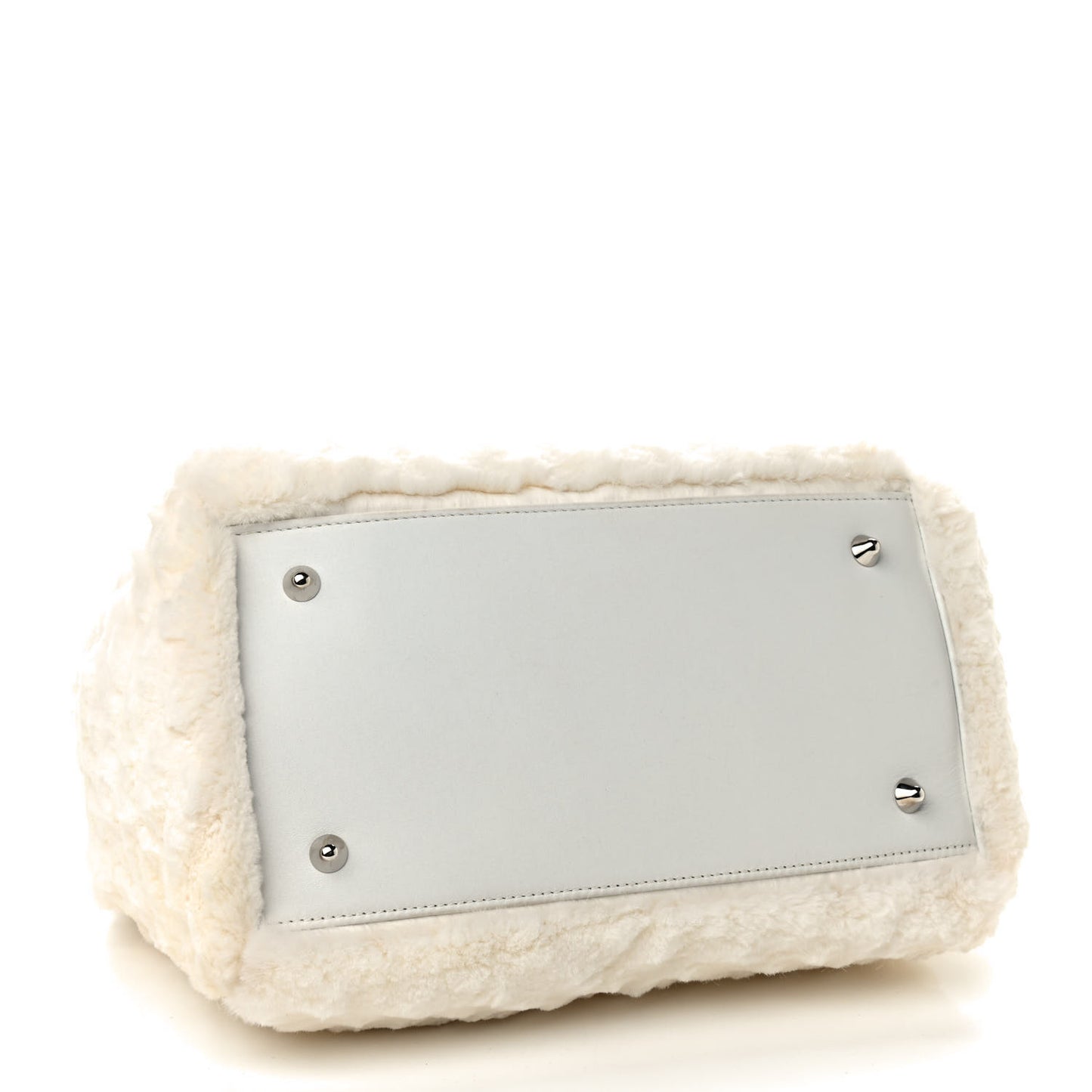 Rabbit Fur Medium Lady Dior Ivory