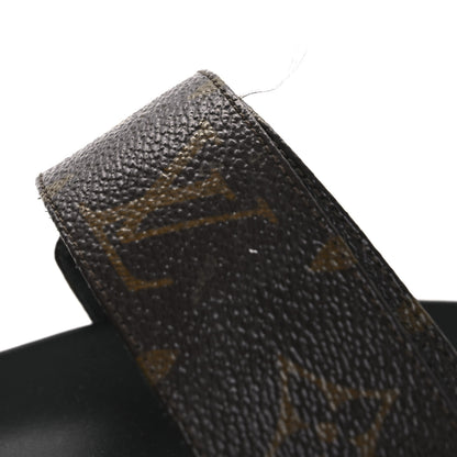 Louis Vuitton Monogram Bom Dia Mule Sandals 39 Black 9 of 11