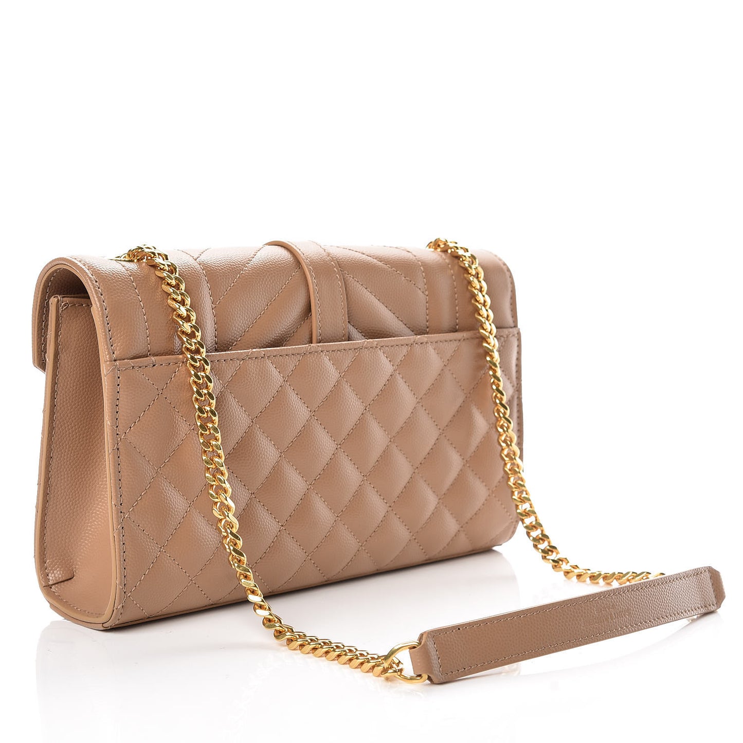 Grain De Poudre Textured Mixed Matelasse Triquilt Small Monogram Satchel Cork