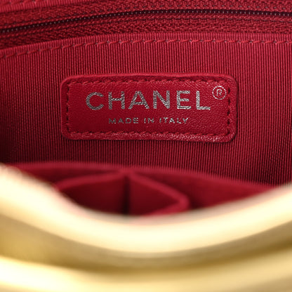 Chanel Metallic Aged Calfskin Quilted Medium Gabrielle Gold 6 of 15