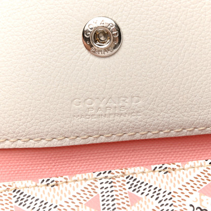 Goyard Goyardine Saint Louis Claire Voie GM White Pink 7 of 11