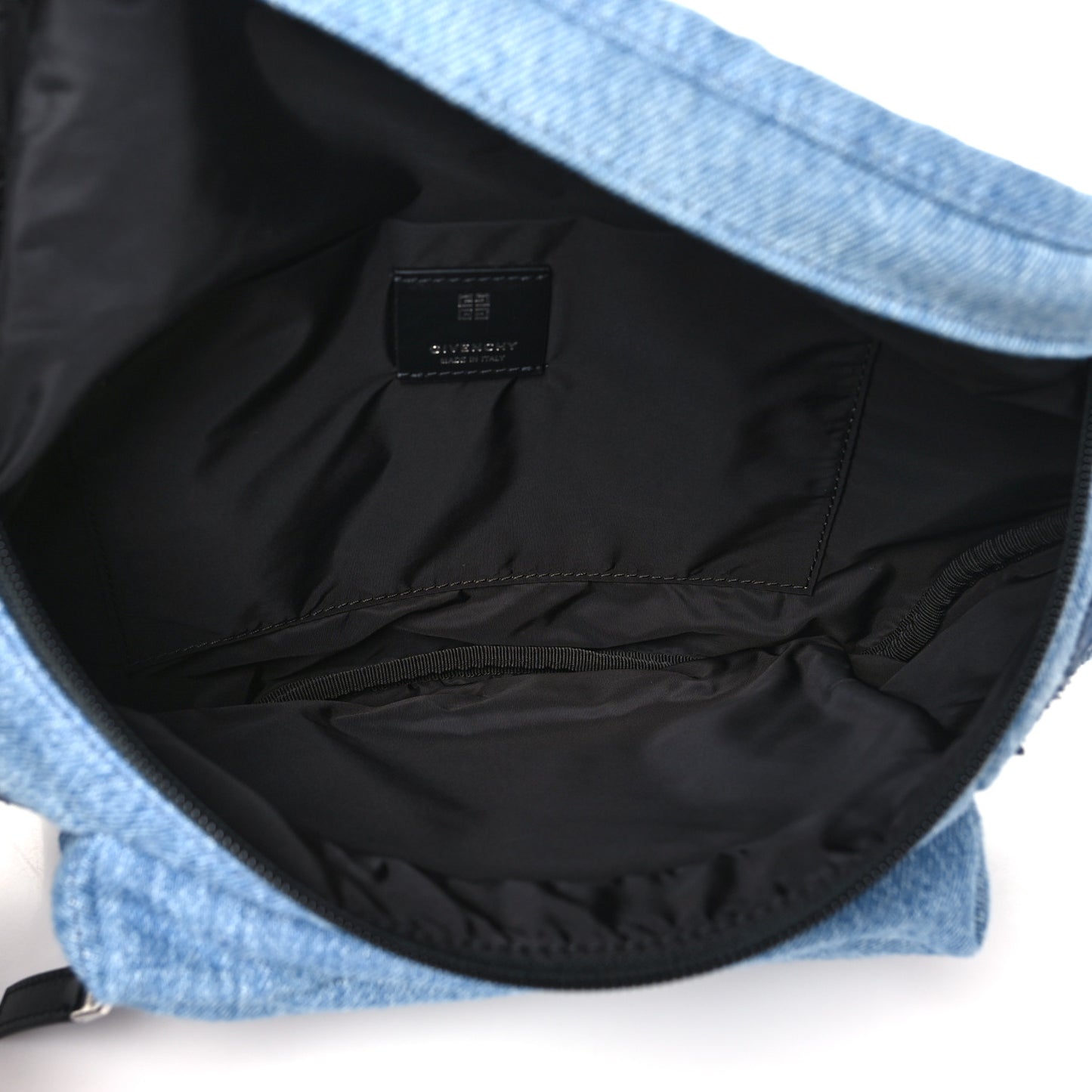 Essential U Denim Belt Bag Light Blue