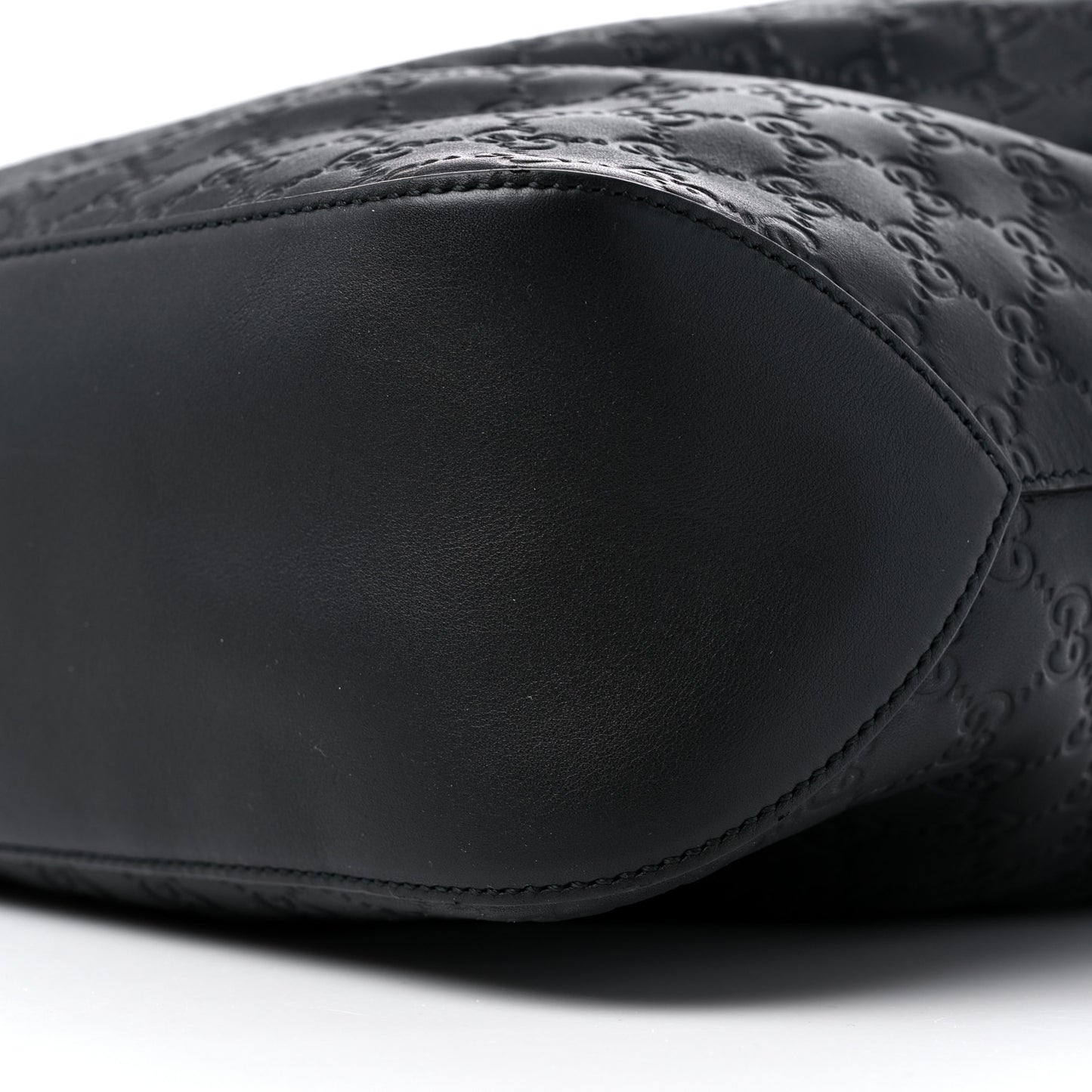 Guccissima Signature Large Linea A Hobo Black