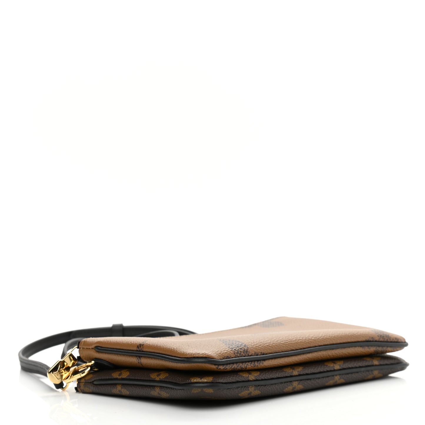Reverse Monogram Giant Double Zip Pochette