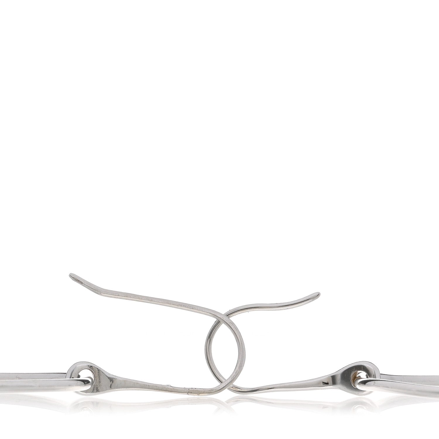 Gucci Sterling Silver Britt Hoop Earrings 3 of 4
