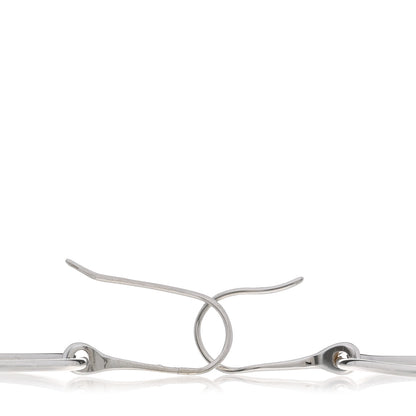 Gucci Sterling Silver Britt Hoop Earrings 3 of 4