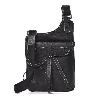 Christian Dior Calfskin Mens Messenger Bag Black 1 of 11