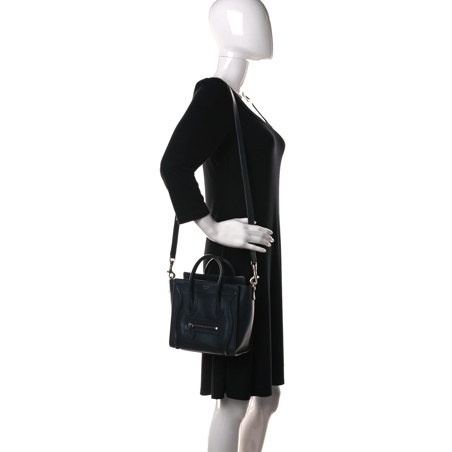 Smooth Calfskin Nano Luggage Orage