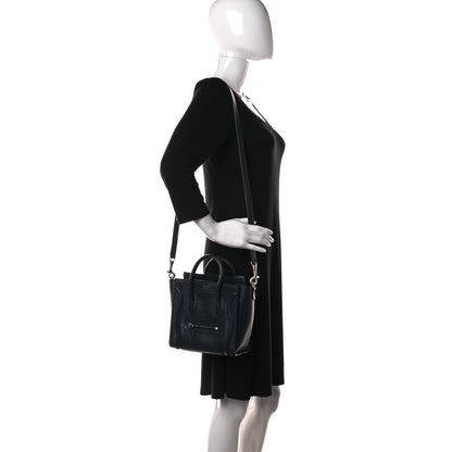Celine Smooth Calfskin Nano Luggage Orage 2 of 13
