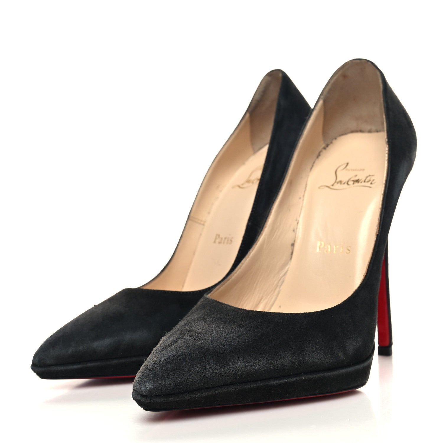 Christian Louboutin Suede So Kate 120 Pumps 38 Black 3 of 7